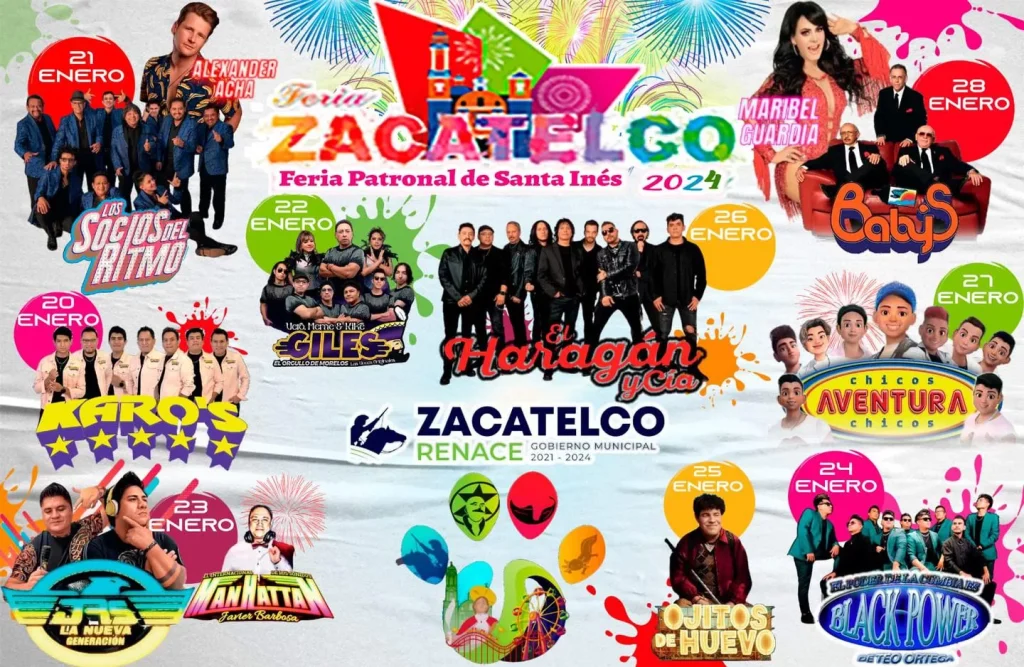 Feria Santa Inés Zacatelco 2024. ¿Cuándo se celebra la Feria Santa Inés Zacatelco 2024?