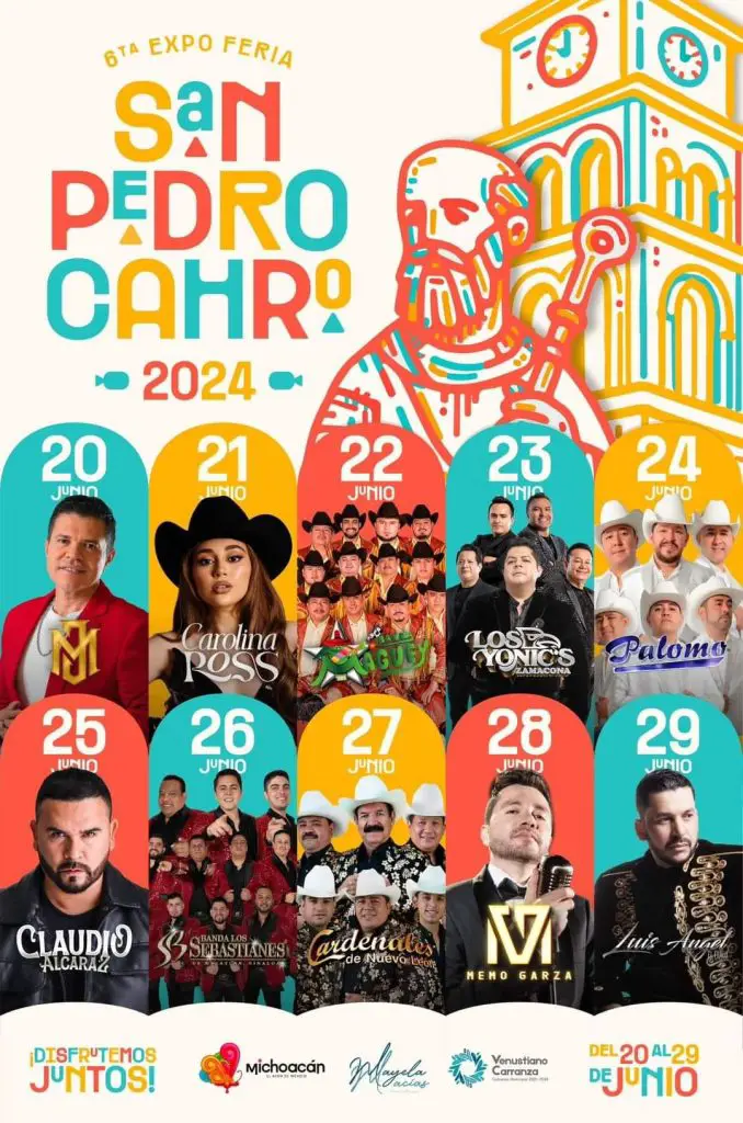 Actividades y Atracciones de la Expo Feria San Pedro Cahro 2024