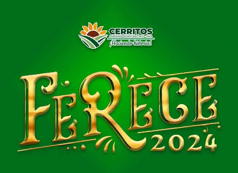 La Feria Regional Cerritense 2024, también conocida como FERECE, se llevará a cabo del 26 al 30 de junio en el encantador municipio de Cerritos