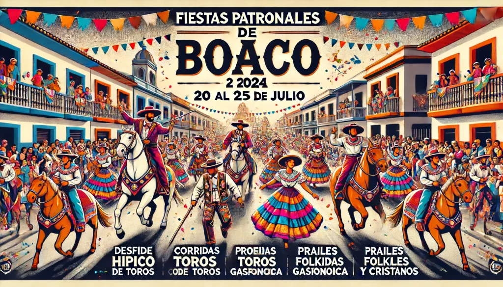 Del 20 al 25 de julio se celebran las Fiestas Patronales de Boaco 2024