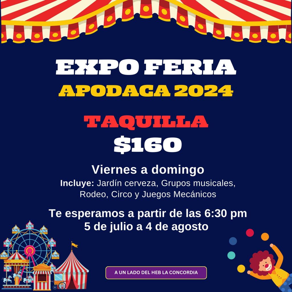 Cartel Expo Feria Apodaca 2024